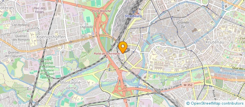 localisation de l'entreprise MADAME MATHILDE BOUHANA à STRASBOURG