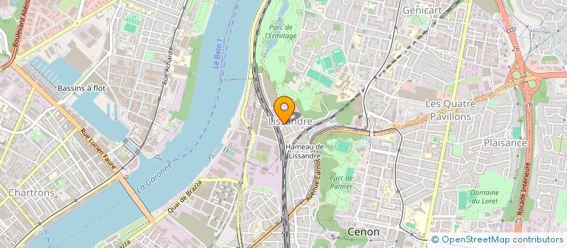 localisation de l'entreprise MADAME MATHILDE BOUILLAC  LORMONT