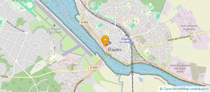 localisation de l'entreprise MADAME MATHILDE BOULANGER à ETAPLES