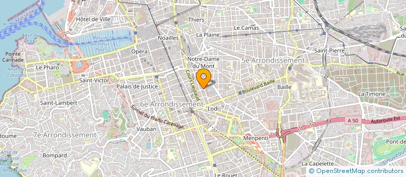 localisation de l'entreprise MADAME MATHILDE BOULBES à MARSEILLE