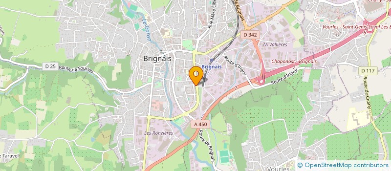 localisation de l'entreprise MADAME MATHILDE BOULIEU  BRIGNAIS