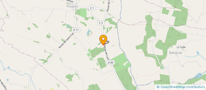 localisation de l'entreprise MADAME MATHILDE BOULLIN  MARSAC