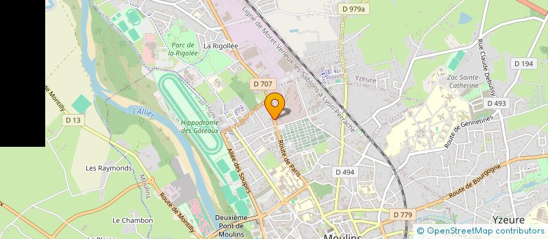 localisation de l'entreprise MADAME MATHILDE BOUNAUDET à MOULINS