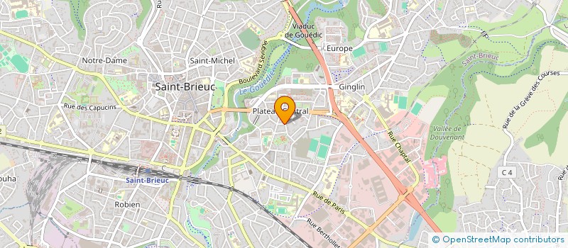 localisation de l'entreprise MADAME MATHILDE BOURGE à SAINT-BRIEUC