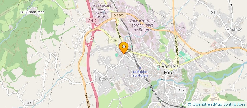 localisation de l'entreprise MADAME MATHILDE BOURGEOIS  LA ROCHE-SUR-FORON