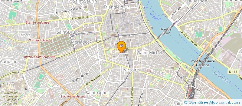 localisation de l'entreprise MADAME MATHILDE BOURREAU  BORDEAUX