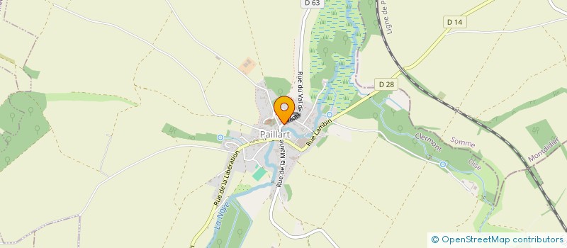 localisation de l'entreprise MADAME MATHILDE BOURSON  PAILLART