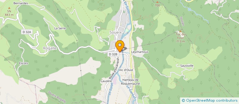localisation de l'entreprise MADAME MATHILDE BOUSQUET à SOUEIX-ROGALLE