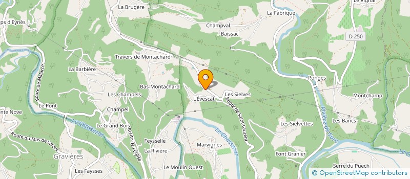 localisation de l'entreprise MADAME MATHILDE BOUVY  CHAMBONAS