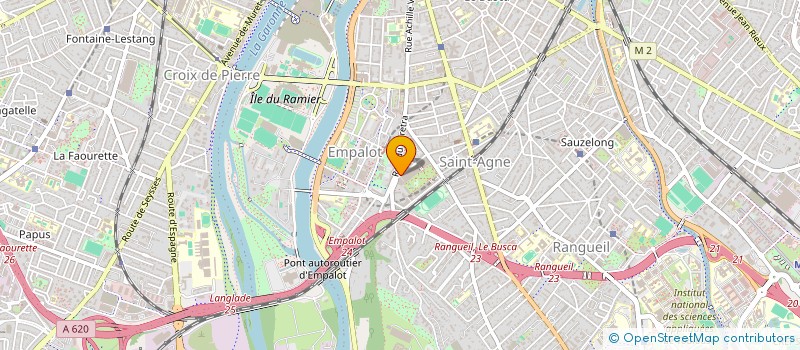 localisation de l'entreprise MADAME MATHILDE BOUYOU  TOULOUSE