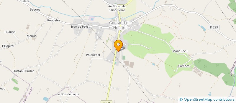 localisation de l'entreprise MADAME MATHILDE BOZZATO  GONTAUD-DE-NOGARET