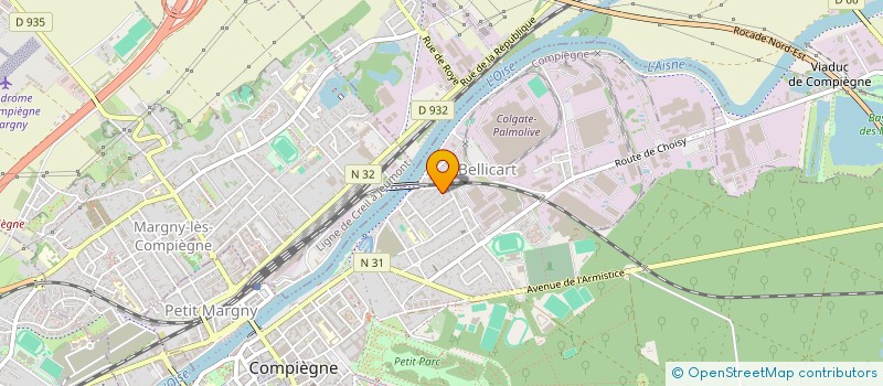 localisation de l'entreprise MADAME MATHILDE BRABANT  COMPIEGNE