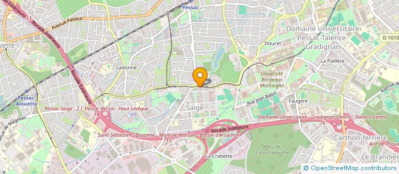 localisation de l'entreprise MADAME MATHILDE BRACONNIER à PESSAC