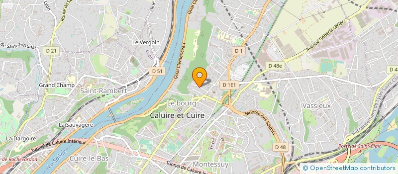 localisation de l'entreprise MADAME MATHILDE BRANCHE  CALUIRE-ET-CUIRE