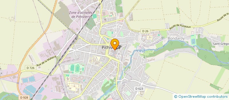 localisation de l'entreprise MADAME MATHILDE BREDONTIOT à PITHIVIERS