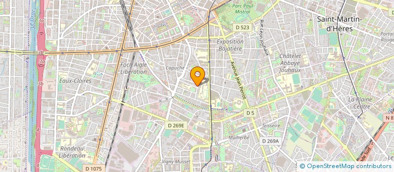 localisation de l'entreprise MADAME MATHILDE BRETHEAU  GRENOBLE