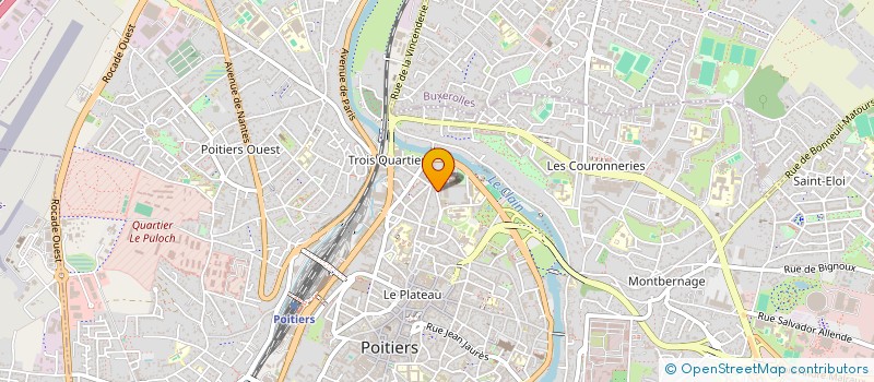 localisation de l'entreprise MADAME MATHILDE BREUIL  POITIERS