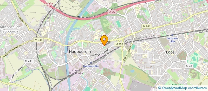 localisation de l'entreprise MADAME MATHILDE BRICART  HAUBOURDIN