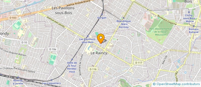 localisation de l'entreprise MADAME MATHILDE BRION  LE RAINCY