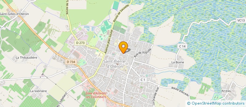 localisation de l'entreprise MADAME MATHILDE BRIZOU  SAINT-PIERRE-D'OLERON