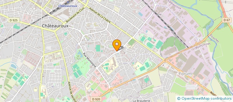 localisation de l'entreprise MADAME MATHILDE BROSSET à CHATEAUROUX