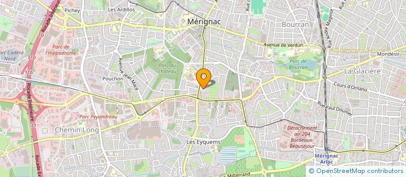 localisation de l'entreprise MADAME MATHILDE BRUEL  MERIGNAC