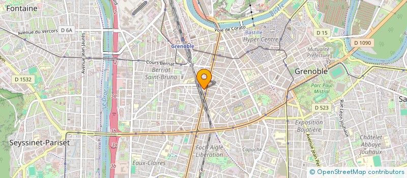 localisation de l'entreprise MADAME MATHILDE BRUGNOT  GRENOBLE