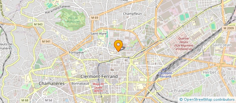 localisation de l'entreprise MADAME MATHILDE BRUNIE  CLERMONT-FERRAND