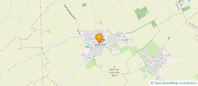 localisation de l'entreprise MADAME MATHILDE BRUYENNE  QUEANT