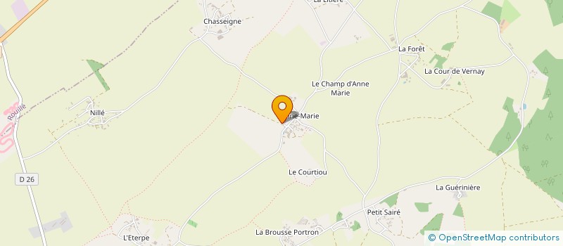localisation de l'entreprise MADAME MATHILDE BRY à SAINT-SAUVANT