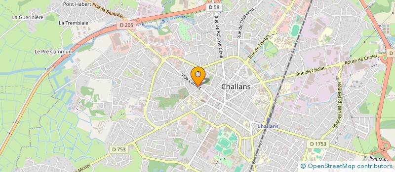 localisation de l'entreprise MADAME MATHILDE BRYGOO à CHALLANS