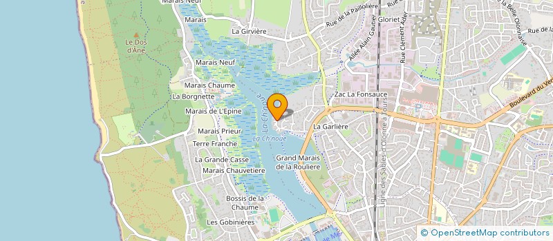 localisation de l'entreprise MADAME MATHILDE BUFFET à LES SABLES D'OLONNE