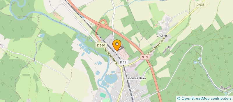 localisation de l'entreprise MADAME MATHILDE BUISSON  BACCARAT