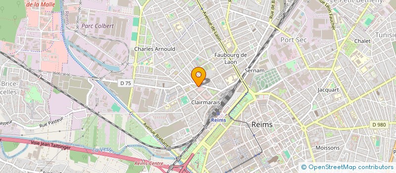 localisation de l'entreprise MADAME MATHILDE BURGAUD  REIMS