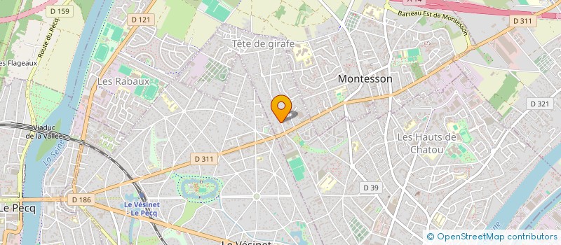 localisation de l'entreprise MADAME MATHILDE BURKARD à CHATOU