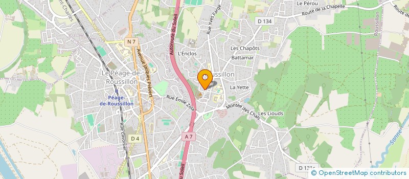 localisation de l'entreprise MADAME MATHILDE BUSSY  ROUSSILLON