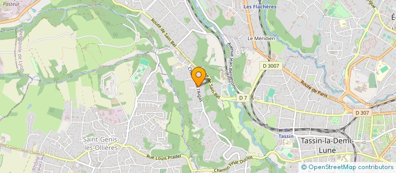 localisation de l'entreprise MADAME MATHILDE BUTILLON  TASSIN-LA-DEMI-LUNE