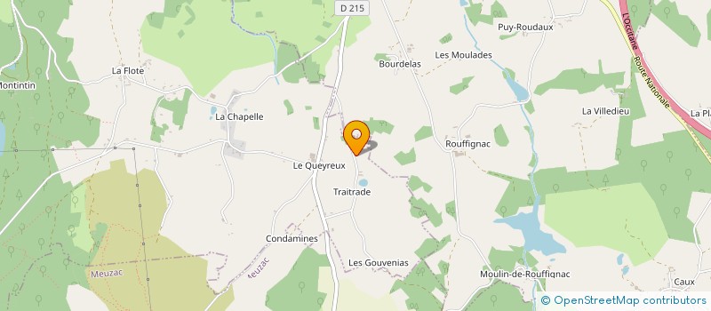 localisation de l'entreprise MADAME MATHILDE BUXERAUD à CHATEAU-CHERVIX