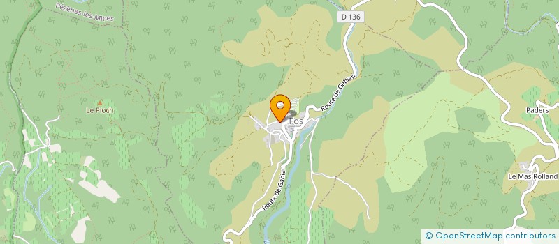 localisation de l'entreprise MADAME MATHILDE CADU  FOS