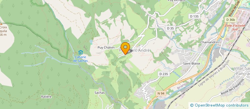 localisation de l'entreprise MADAME MATHILDE CAILLOT  PUY-SAINT-ANDRE