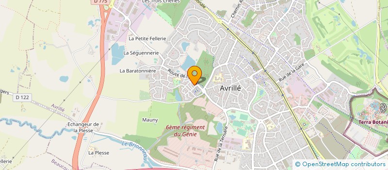 localisation de l'entreprise MADAME MATHILDE CAMBERLIN  AVRILLE