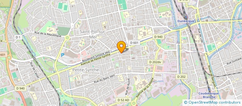 localisation de l'entreprise MADAME MATHILDE CAMPAGNE à DUNKERQUE