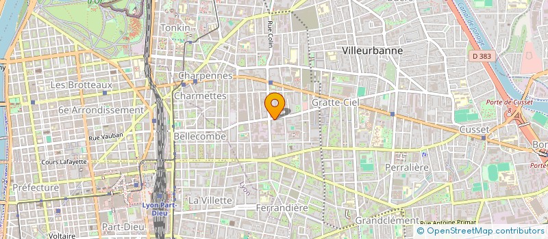 localisation de l'entreprise MADAME MATHILDE CAPELLI à VILLEURBANNE