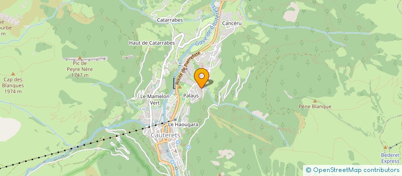 localisation de l'entreprise MADAME MATHILDE CAPERA  CAUTERETS