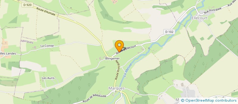 localisation de l'entreprise MADAME MATHILDE CAQUELARD  MARQUES