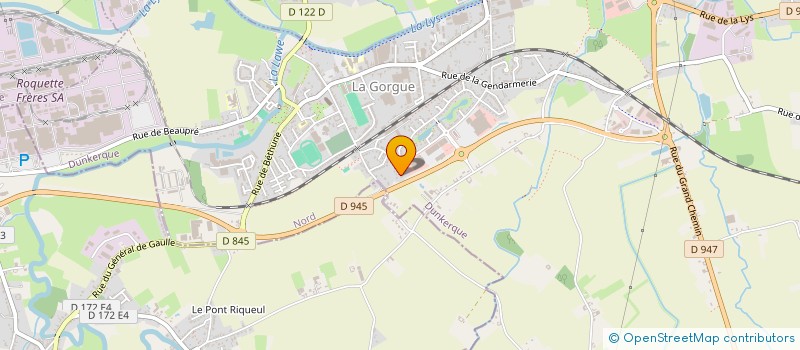 localisation de l'entreprise MADAME MATHILDE CARDON  LA GORGUE