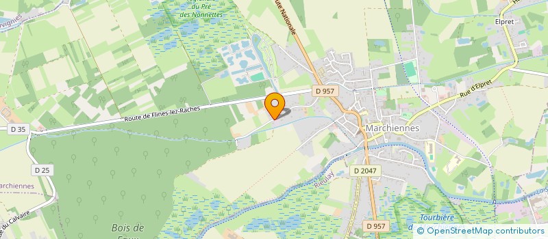 localisation de l'entreprise MADAME MATHILDE CARON  MARCHIENNES