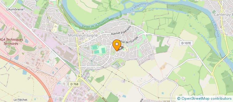 localisation de l'entreprise MADAME MATHILDE CARRAT  MONTREUIL-JUIGNE