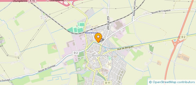 localisation de l'entreprise MADAME MATHILDE CATTEAUX  BOURBOURG