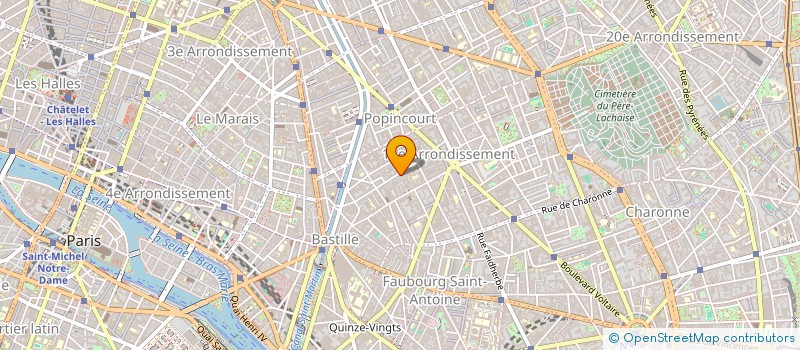 localisation de l'entreprise MADAME MATHILDE CAVERIVIERE  PARIS